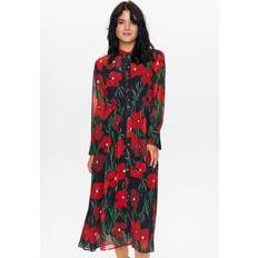 Nümph kjole nukyndall Nümph Nümph NUKYNDALL NEW DRESS Fiery Red Rød Dress