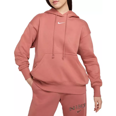 Nike Sportswear Phoenix Fleece Women's Oversized Pullover Hoodie - Canyon Pink/Sail