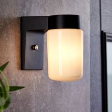 Elements Taylor Industrial Outdoor Black Wall light