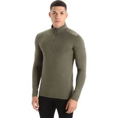 Icebreaker Maglie Termiche Icebreaker Maglia a Manica Lunga 200 Oasis Half Zip - Verde Oliva