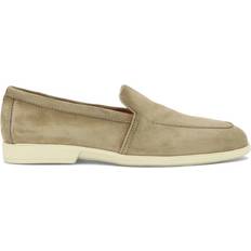 Santoni "Malibu" Suede Loafers Beige (UK 6)