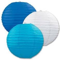 360 Degrees Beistle 54570-BWT Paper Lanterns Pack of 6