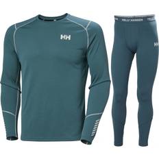 Turquesa Capas base Helly Hansen Lifa Active Crew Larga - Verde