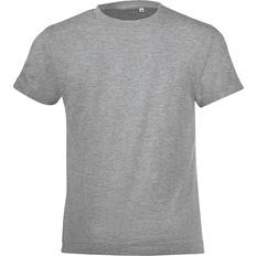 (2 Years, Grey Marl) Childrens/Kids Regent Short Sleeve Fitted T-Shirt 2-3yrs
