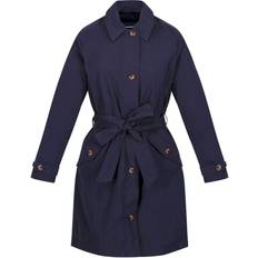 Shirt Collar Coats Regatta Madalyn Trench Coat - Navy Blue