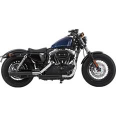 Double Groove Slip On Exhaust Coated Stainless Steel Matt Black