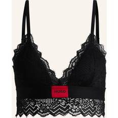 Rot BHs HUGO Triangle Padded Bra Schwarz Frau