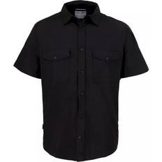 Men - Recycled Materials Shirts Craghoppers Mens Expert Kiwi Short-Sleeved Shirt (Black)