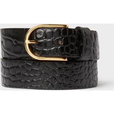 Saddler Scandinavia Safira Bælte Black Croco