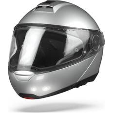 Schuberth C4 Pro, klaphjelm sølv