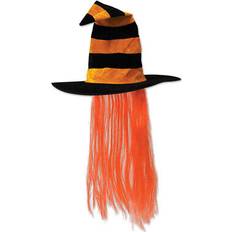 Orange Hats Witch hat w/orange hair Red