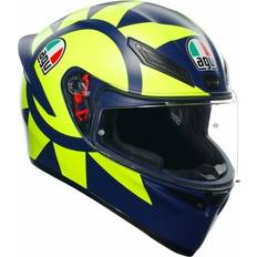 AGV Motorcycle Equipment AGV K1-S Soleluna 2018 Replica Motorcycle Helmet Soleluna 2018 (63cm) Blue/yellow