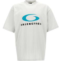 Balenciaga T-shirts Balenciaga Balenciaga-Loop Sports Icon T Shirt Bianco-Donna White