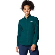 Columbia Women Shirts Columbia Women's PFG Tamiami II Long Sleeve Shirt- Green