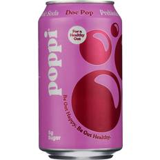 Poppi Soda Prebiotic Doc Pop Pack of 12 x 12 fo 12oz