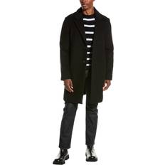 Vince Wool Blend Car Coat - Black