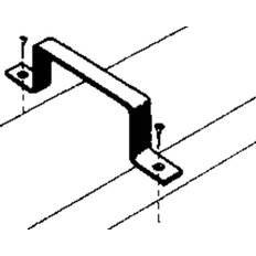 Köksfläktar Wallair S20118 Fladkanals Ventilationssystem 100 Rørholder