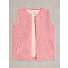 Pink Vests White Stuff Kids' Borg Fleece GIlet