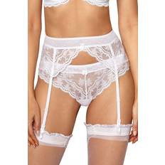 Strumpfbandhalter Roza Lingerie Weißer Strapsgürtel Gerta