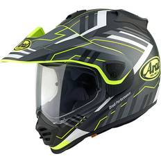 Arai Motorcykelutrustning Arai Tour-X5 Trail Motocross Helmet - Matt Black/Grey/Neon