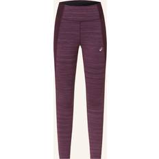 Lila Tights Asics NAGINO RUN TIGHT - Dark Aubergine Heather - Women's