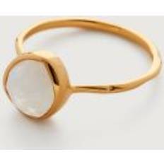 Moonstone Jewellery Monica Vinader Gp Siren Stacking Ring Moonstone
