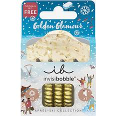 Fasce per capelli invisibobble Golden Glamour Spiral Scrunchie and Clip Set