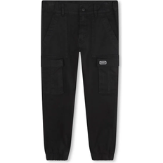 DKNY Kid's Cotton Patch Pocket Pants - Black