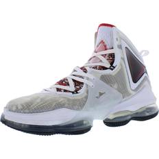 Nike LeBron 19 Sketch Mens Shoes - White/University Red-Red