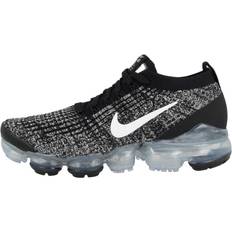 Sport Shoes Air VaporMax Flyknit 3 Womens Black/White-Metallic Silver