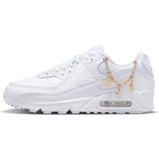 Gold - Women Running Shoes Womens Air Max 90 Gold Charms