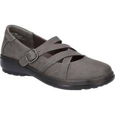 Gray - Women Ballerinas Easy Street Wise Mary Jane Flat - Grey