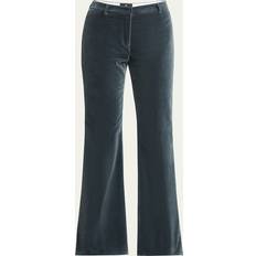 Clothing Etro Velvet Flared Pants - Grey