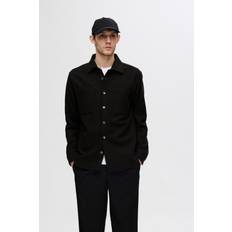 Selected Twill Overshirt - Sort