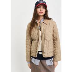 Gant Beige Jackets Gant Quilted Corduroy Detailed Jacket - Women