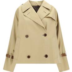 Prada Twill-weave Belted Cotton Trench Coat - Women