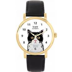 tlws-32216 ladies black and white cat head