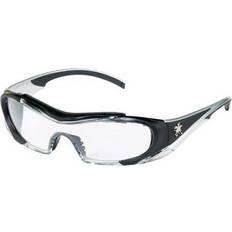 Black Eye Protections Safety Hellion Multi-Purpose Safety Glasses Antifog Clear Lens with Black Frame, Clear Lens Frame Pack of