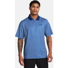 Polyester Polo Shirts Under Armour Matchplay Printed Polo Shirt - Blue