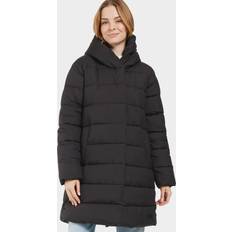 Windproof Coats Didriksons Women's Puffer Parka - Black