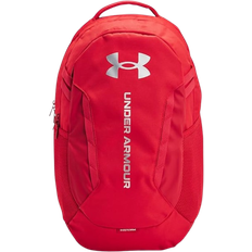 Under armour hustle backpack Under Armour Hustle 6.0 Backpack - Red/Metallic Silver