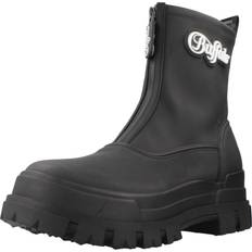 Buffalo Boots Buffalo Aspha Rain Zip Vegan Rubber Girl Shoes - Black