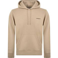 Vêtements Carhartt WIP Hooded Script Embroidery Sweat - Beige