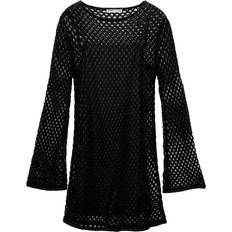 Pull&Bear Tøj Pull&Bear Hæklet Minikjole - Black