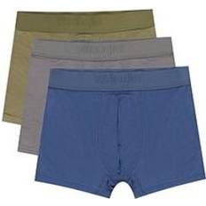 Wrangler Men Underwear Wrangler 3-Pack Logo Waistband Trunks - Multi, Men - Print
