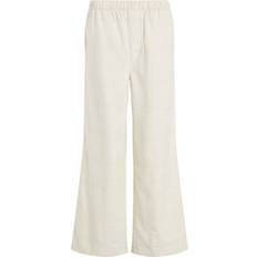 Calvin Klein Byxor Calvin Klein Cotton Flannel Pyjama Pants - Oatmeal Heather Plaid