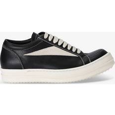 Rick Owens Women Trainers Rick Owens Vintage Contrast-stitch Suede Low-top Trainers - Black/White