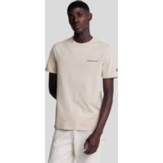 Lyle & Scott Beige T-shirts Lyle & Scott Embroidered T-shirt Beige