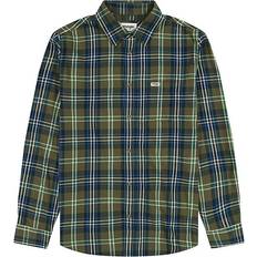 Wrangler Herre - XL Skjorter Wrangler 1 Pocket Shirt Green Blue