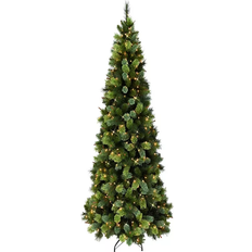 Puleo International Slim Portland Green Christmas Tree 198.1cm